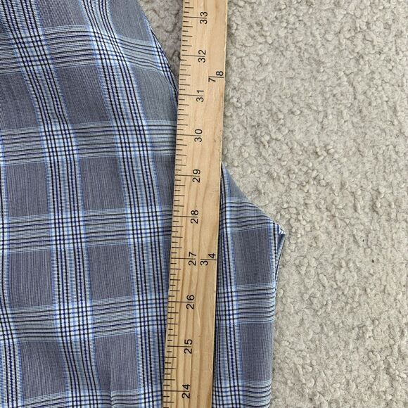 Theory Straight Maple Check Pants Sz 0 Dress Pants Virgin Wool 28" Inseam 55-27 - Picture 7 of 7